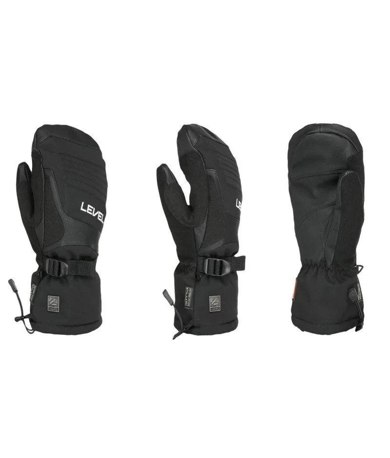 Level Patrol Mitt Black 2024 - Ski Mittens Level Patrol Mitt Black 2024 - Ski Mittens