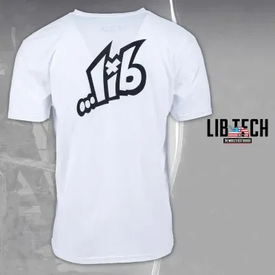 Lib Tech LIB White | Тениска Lib Tech LIB White | Тениска