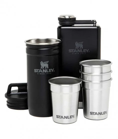 Stanley Pre-Party Shotglass + Flask Pebble | Термос