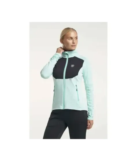 Tenson TXlite Full Zip Light | Дамски междинен слой за туризъм