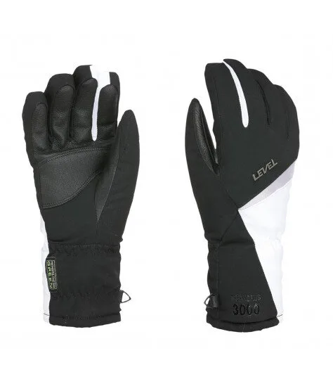 Level Alpine Black-White | Дамски ски ръкавици – TrueRiders