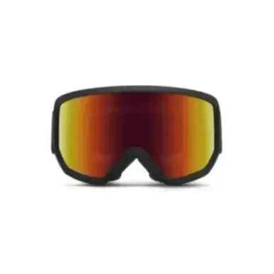 Smith Transfer Red Solx Mirror Antifog Black - Men's Ski Goggles