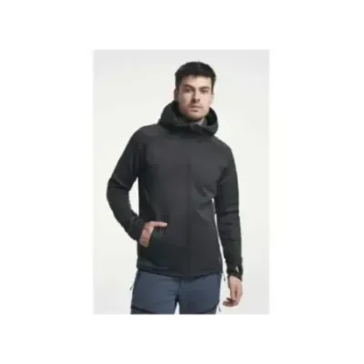 Tenson TXlite Midlayer Zip Black | Мъжки суитшърт с качулка
