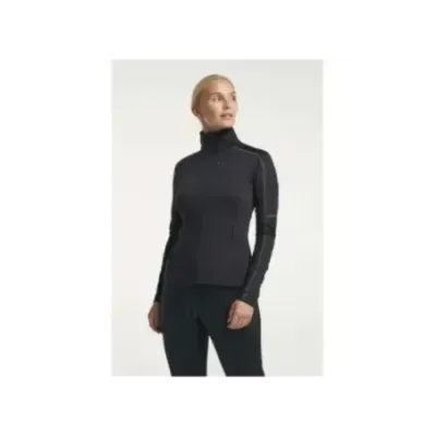 Tenson TXlite Full Zip Black | Дамски междинен слой за туризъм Tenson TXlite Full Zip Black | Дамски междинен слой за туризъм