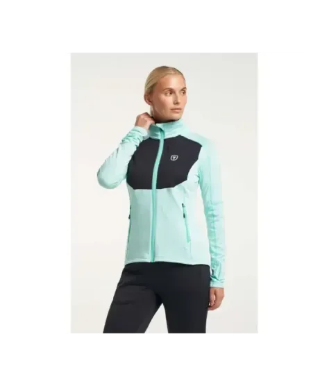 Tenson TXlite Full Zip Light | Дамски междинен слой за туризъм