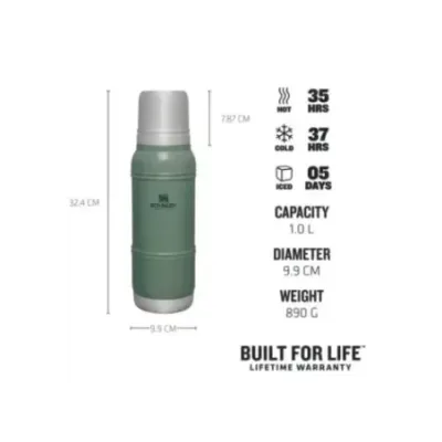 Stanley Artisan Thermal 1.0L 1.1 QT Hammertone Green | Бутилки за вода Stanley Artisan Thermal 1.0L 1.1 QT Hammertone Green | Бутилки за вода