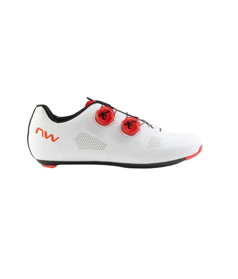 Northwave Revolution 4 White/Red Fluo | Шосейни обувки