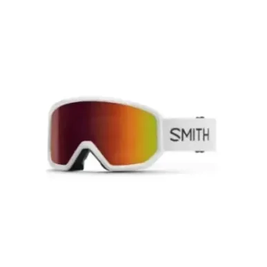 Smith Transfer Red Solx Mirror Antifog White - Men's Ski Goggles