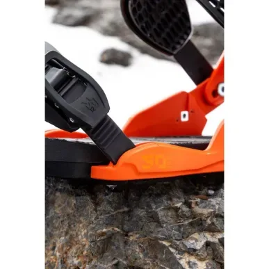 Drake Fifty Orange/Black 2025 - Men's Snowboard Bindings