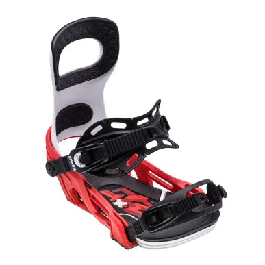 Bent Metal Bolt White/Red 2024 - Men's Snowboard Bindings