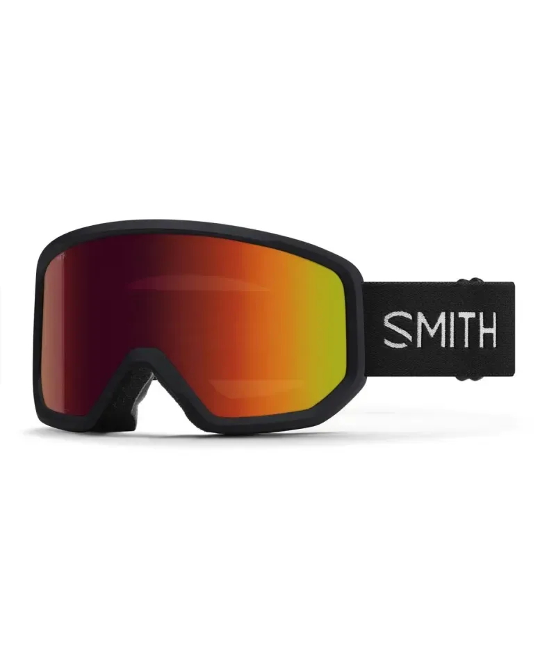 Smith Transfer Red Solx Mirror Antifog Black - Men's Ski Goggles Smith Transfer Red Solx Mirror Antifog Black - Men's Ski Goggles