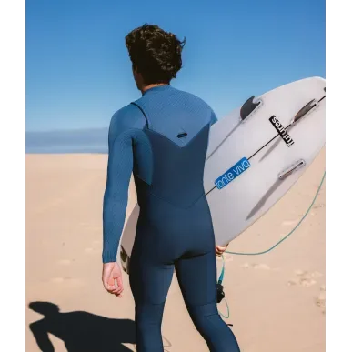 O'Neill Hyperfreak 3/2+ Chest Zip Full, Dark Orion / Copen Blue – мъжки неопренов костюм – изглед 3