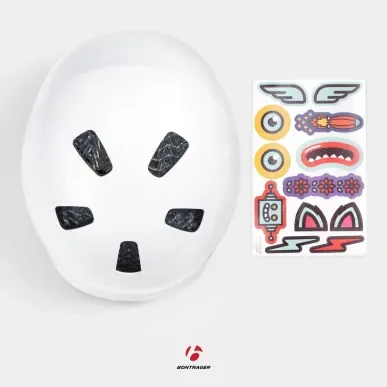 Bontrager Jet Wavecel Child White/Azure | Детска каска за велосипед