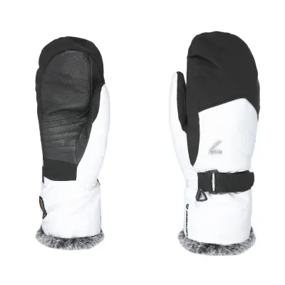 Level Jolie Mitt Black-White - Women's Ski Mittens Level Jolie Mitt Black-White - Women's Ski Mittens