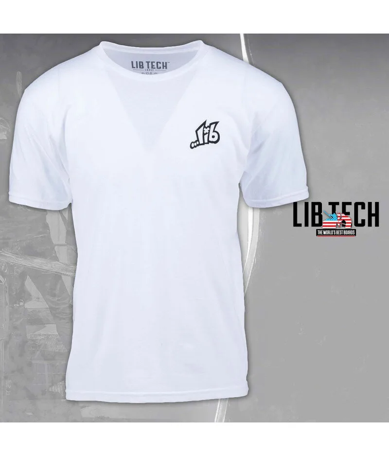 Lib Tech LIB White | Тениска Lib Tech LIB White | Тениска