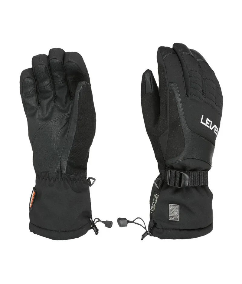 Level Patrol Black - Ski Gloves