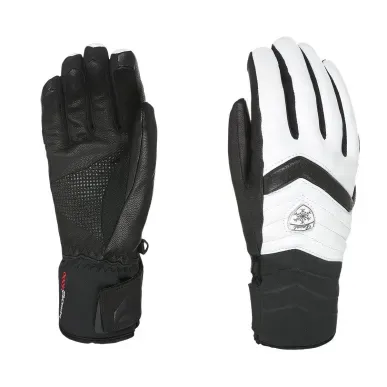 Level Maya Black-White - Women's Ski Gloves