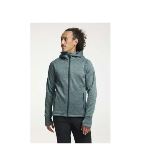 Tenson TXlite Midlayer Zip Dark Green | Мъжки суитшърт с качулка