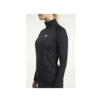 Tenson TXlite Half Zip Black | Дамски междинен слой за туризъм