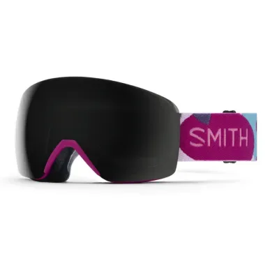 Smith Skyline Fuschia Oversized Shapes - Ski Goggles
