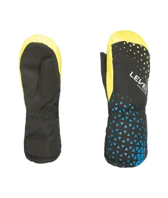 Level Funny Mitt Black-Yellow | Детски ски ръкавици