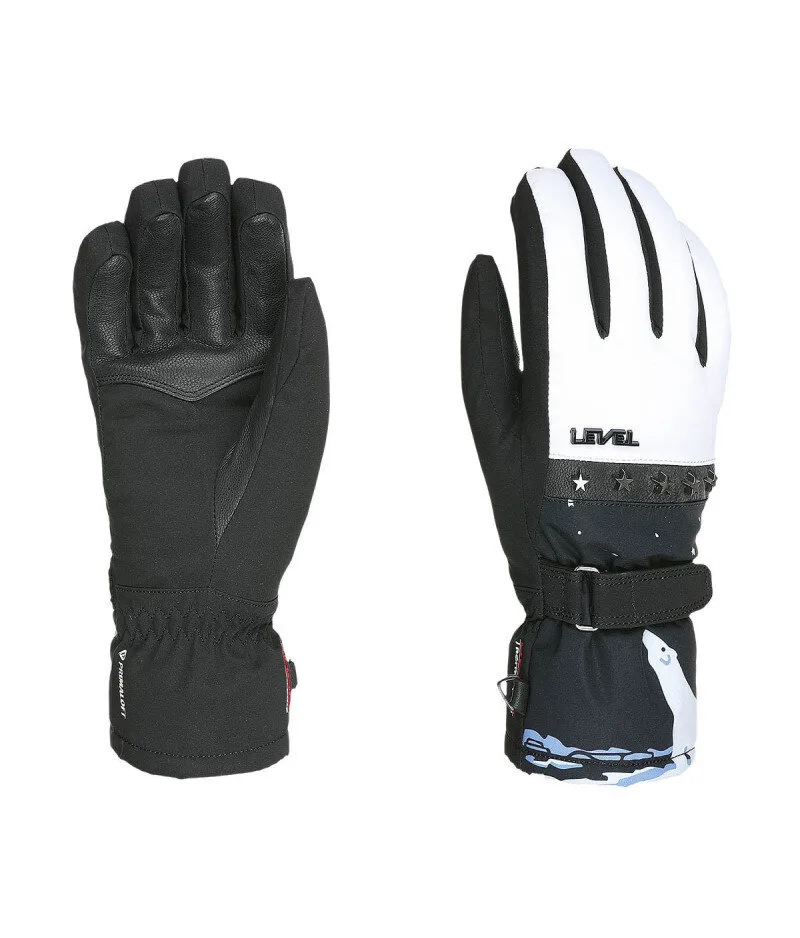 Level Venus Black-White - Women's Ski Gloves