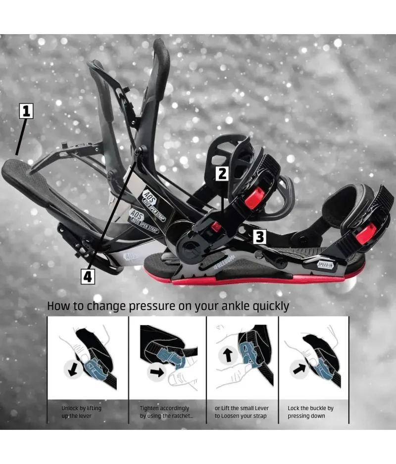 GNU Cheeter - Men's Snowboard Bindings