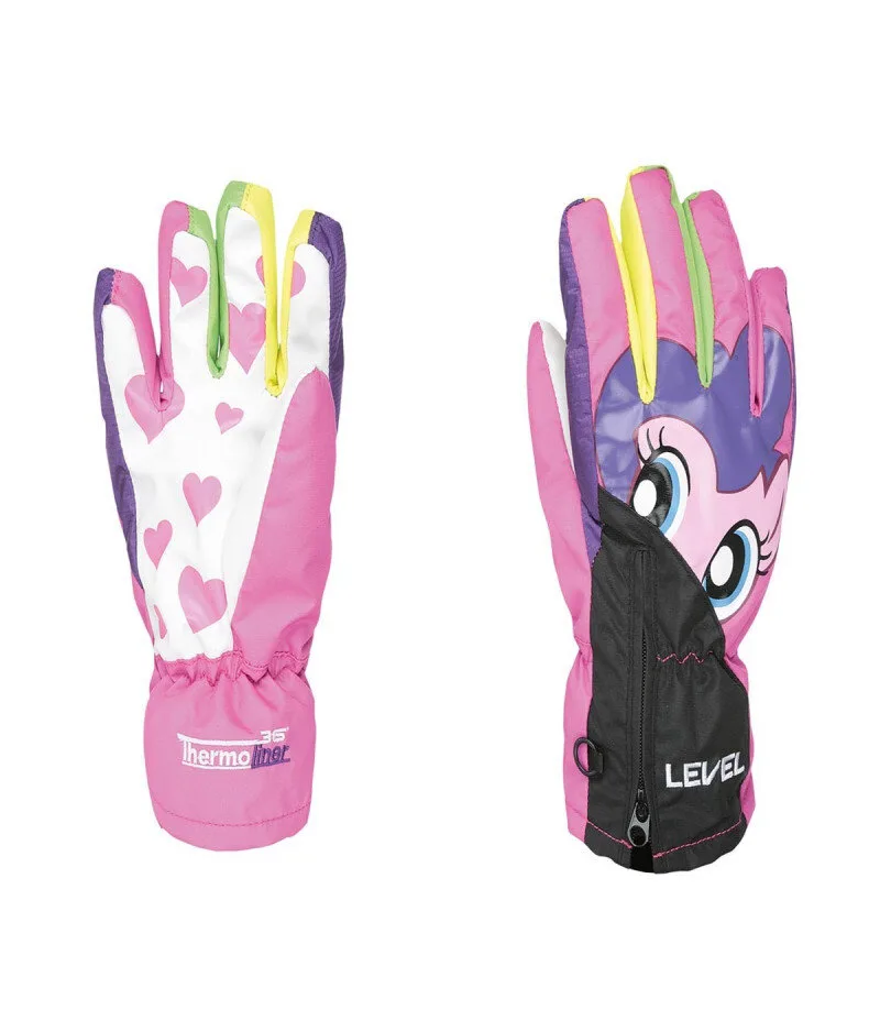 Level Lucky PK Rainbow - Kids Ski Gloves