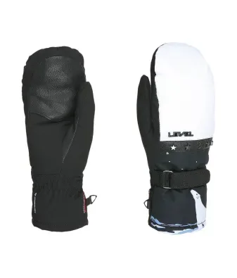 Level Venus Mitt Black-White | Дамски ски ръкавици