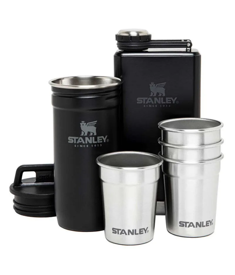 Stanley Pre-Party Shotglass + Flask Pebble | Термос Stanley Pre-Party Shotglass + Flask Pebble | Термос