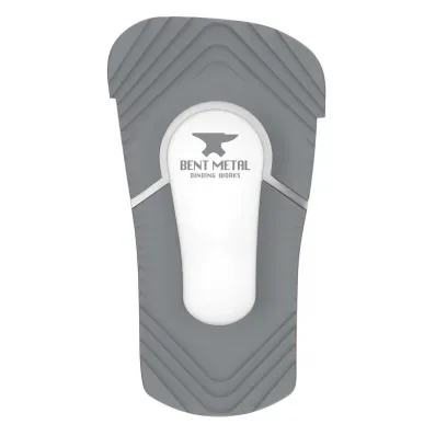 Bent Metal Anvil White/Grey – Men's Snowboard Bindings – view 3