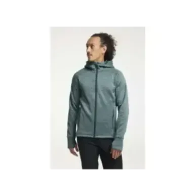 Tenson TXlite Midlayer Zip Dark Green | Мъжки суитшърт с качулка