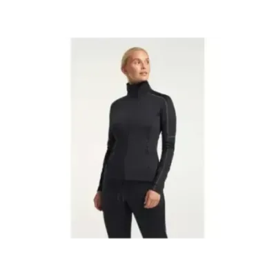 Tenson TXlite Full Zip Black | Дамски междинен слой за туризъм Tenson TXlite Full Zip Black | Дамски междинен слой за туризъм