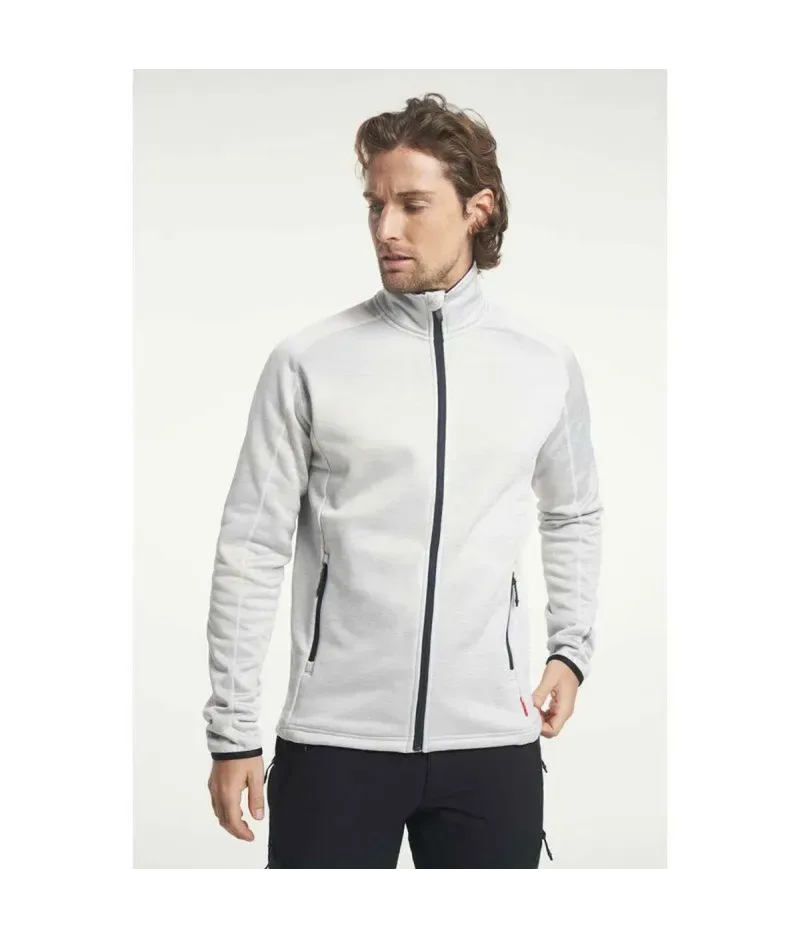 Tenson TXlite Midlayer Zip Light Grey - Men's Hiking Midlayer Tenson TXlite Midlayer Zip Light Grey - Men's Hiking Midlayer