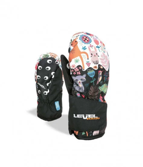 Level Animal Mitt PK Black 2020 | Детски ски ръкавици