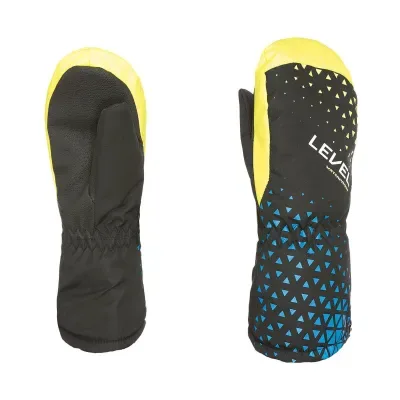 Level Funny Mitt Black-Yellow - Kids' Ski Mittens Level Funny Mitt Black-Yellow - Kids' Ski Mittens