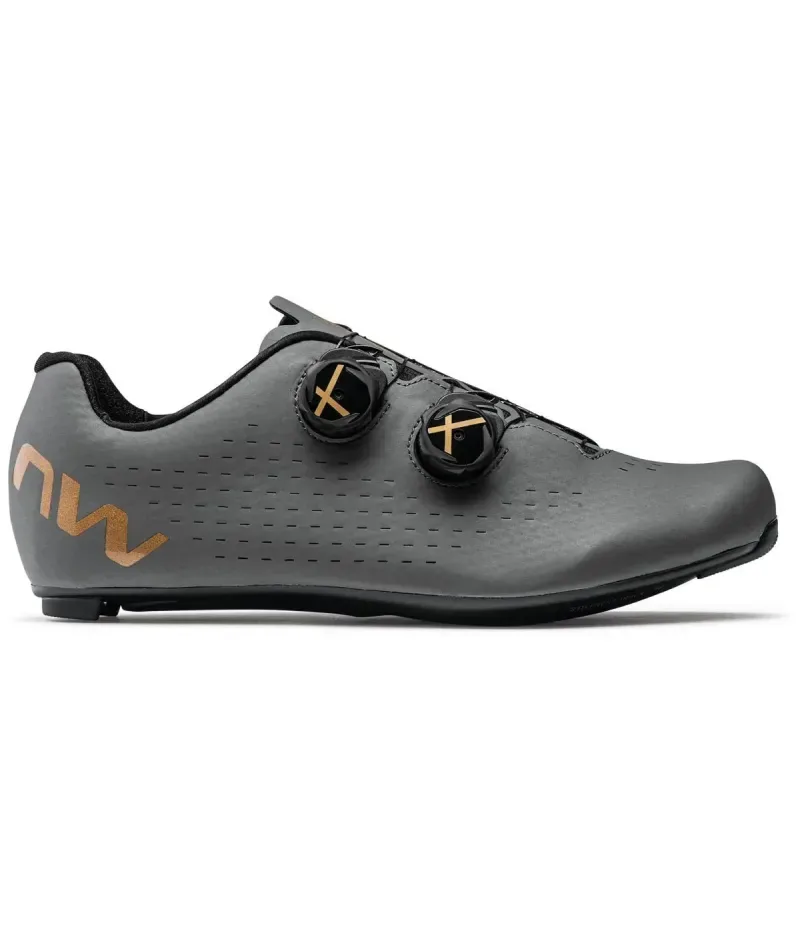 Northwave Revolution 3 Dark Grey/Gold | Шосейни обувки