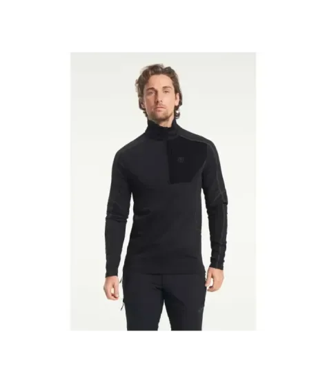Tenson TXlite Half Zip Dark Olive | Мъжки междинен слой за туризъм