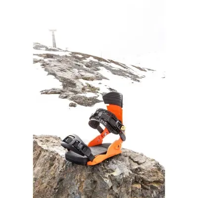 Drake Fifty Orange/Black 2025 - Men's Snowboard Bindings