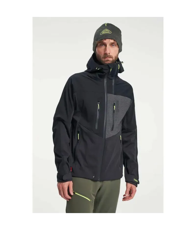 Tenson Touring Softshell Anthracite - Men's Ski Touring Jacket