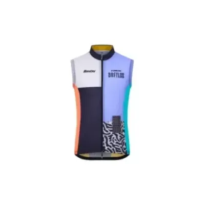 Trek Santini Driftless Team Replica Dark Blue/Light - Bike Vest