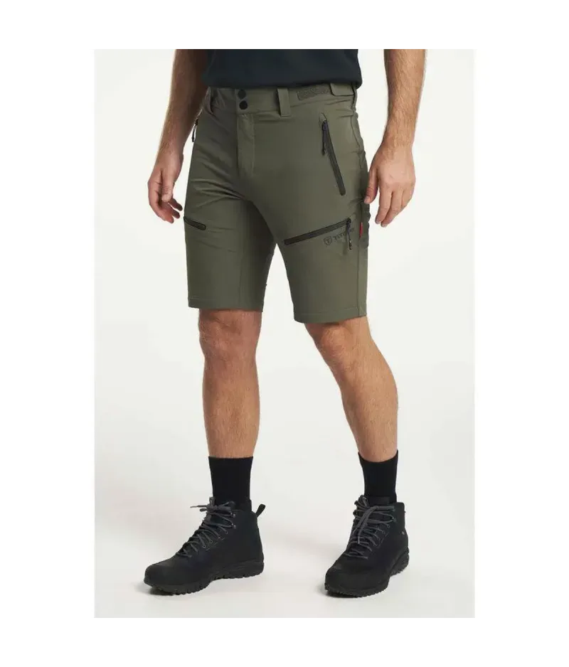 Tenson TXlite Flex Shorts Dark Khaki | Мъжки къси панталони за туризъм Tenson TXlite Flex Shorts Dark Khaki | Мъжки къси панталони за туризъм