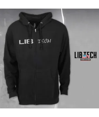 Lib Tech Logo Hooded Zip - Neoprene Hood