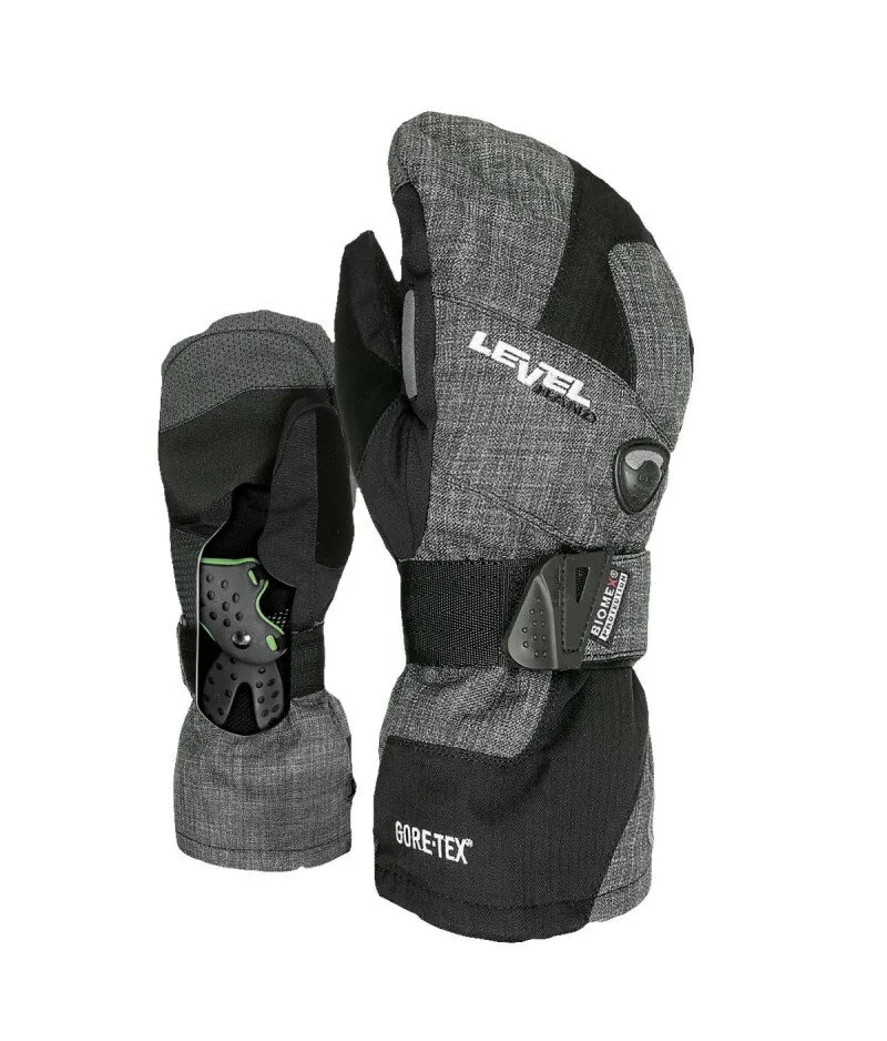 Level Half Pipe Mitt Gore-Tex Anthracite - Ski Mittens Level Half Pipe Mitt Gore-Tex Anthracite - Ski Mittens