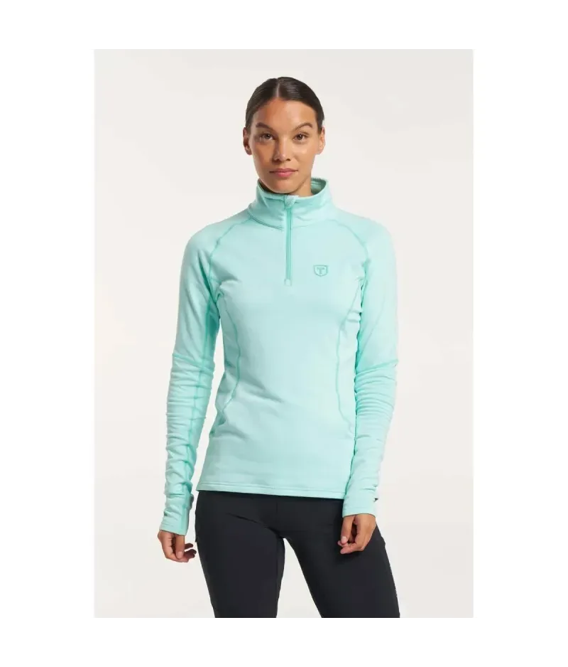 Tenson TXlite Half Zip Light | Дамски междинен слой за туризъм