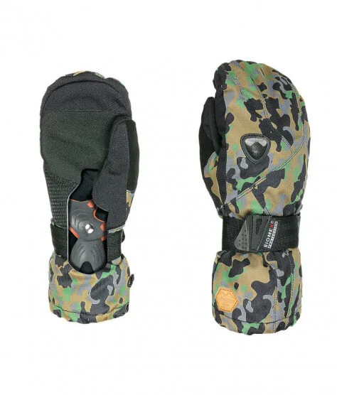 Level Fly Mitt Camo | Детски сноуборд ръкавици с протектор