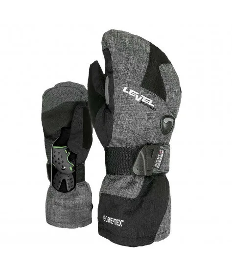 Level Half Pipe Mitt Gore-Tex Anthracite - Ski Mittens