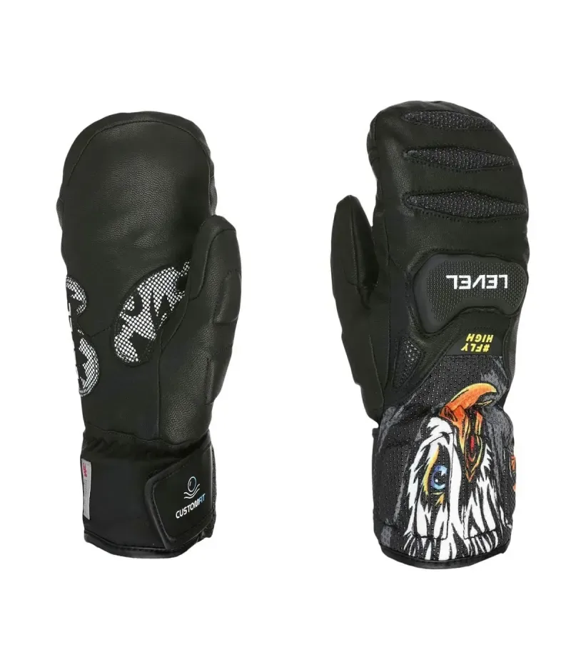 Level SQ CF PK - Kids Ski Gloves
