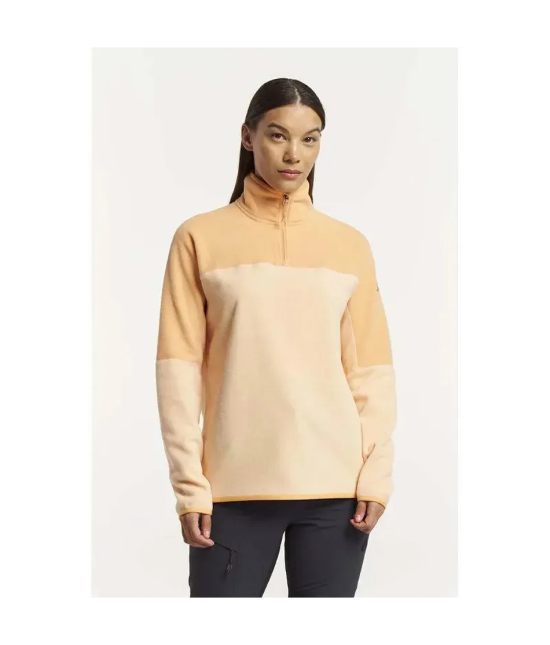 Tenson Himalaya Half Zip Fleece Apricot | Дамски междинен слой за туризъм