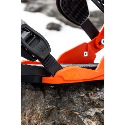 Drake Fifty Orange/Black 2025 - Men's Snowboard Bindings